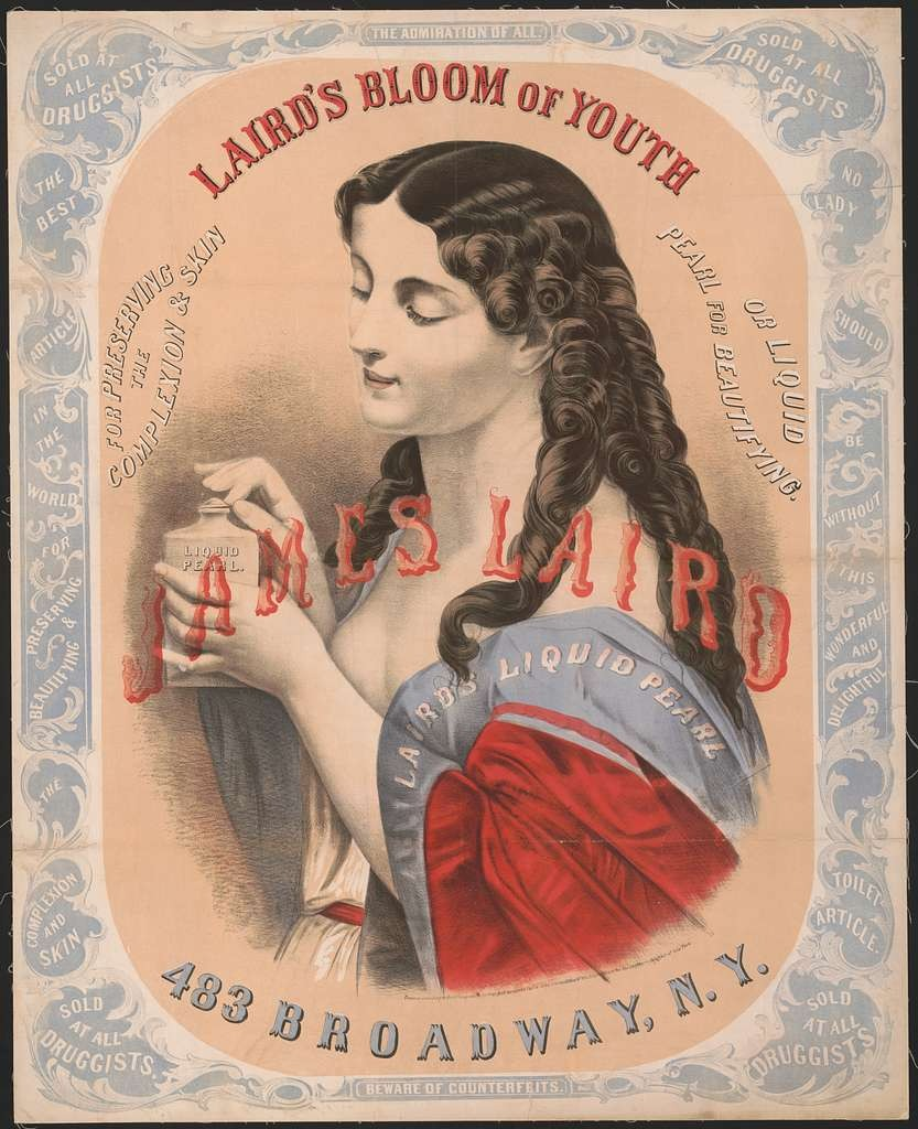 Laird's Bloom of Youth | Vintage beauty poster