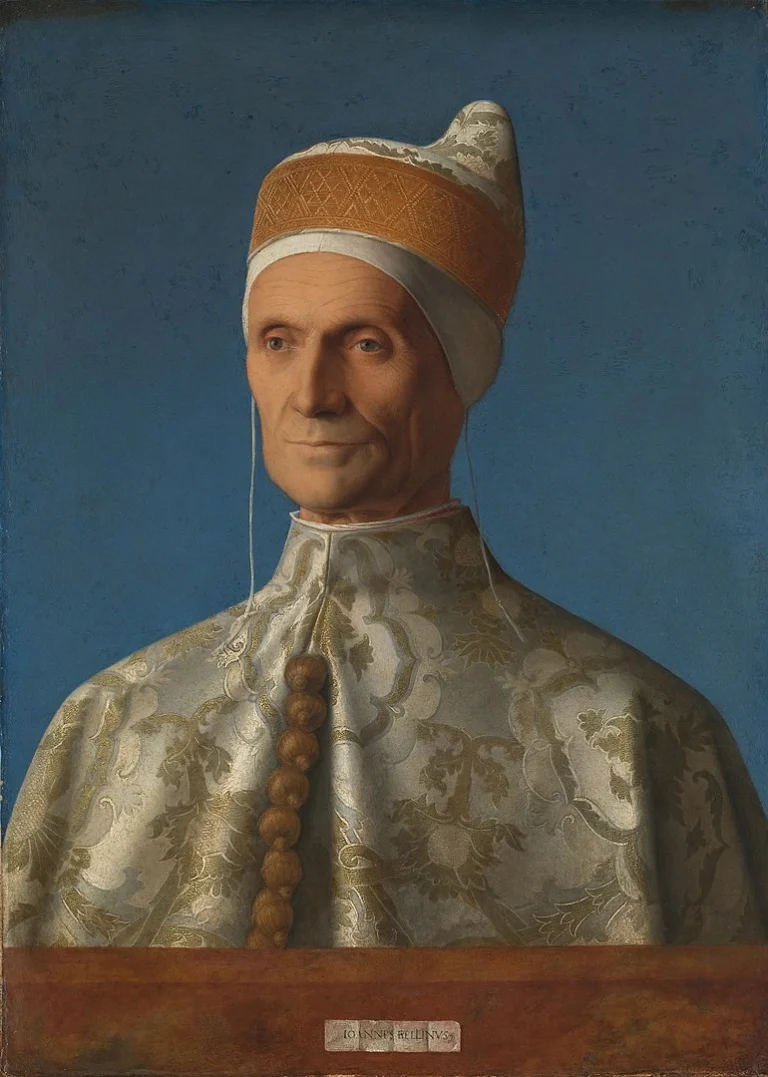 Portrait of Doge Lorenzo Loredan by Giovanni Bellini, circa 1501-02.
